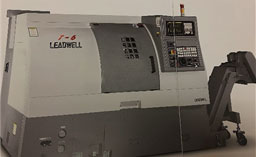 LEADWELL T6 CNC LATHE – Fanuc control